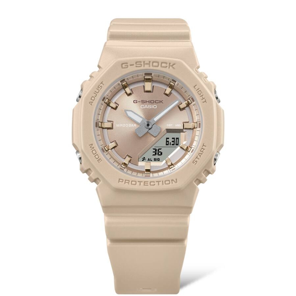 CASIO 卡西歐 G-SHOCK 珍珠光系列八角手錶 女錶 GMA-P2100ST-9A, , large