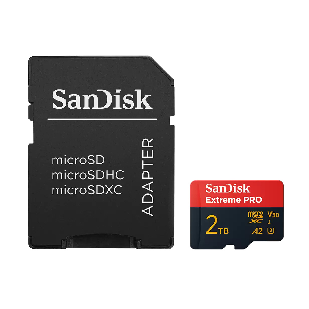 【SanDisk】 Extreme PRO 2TB UHS-I U3 A2 V30 microSDXC 記憶卡, , large