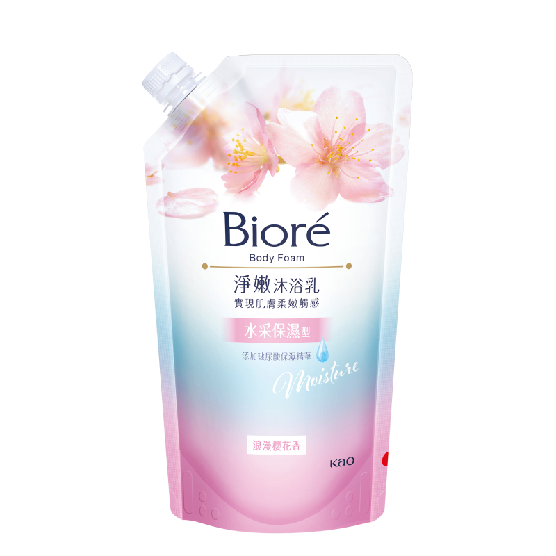 Biore淨嫩沐浴乳樂易包浪漫櫻花香, , large