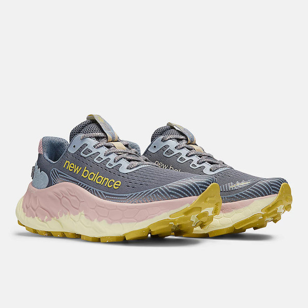 New Balance Fresh Foam X More Trail 女 慢跑鞋 D寬楦 灰粉 [WTMORCC3], , large