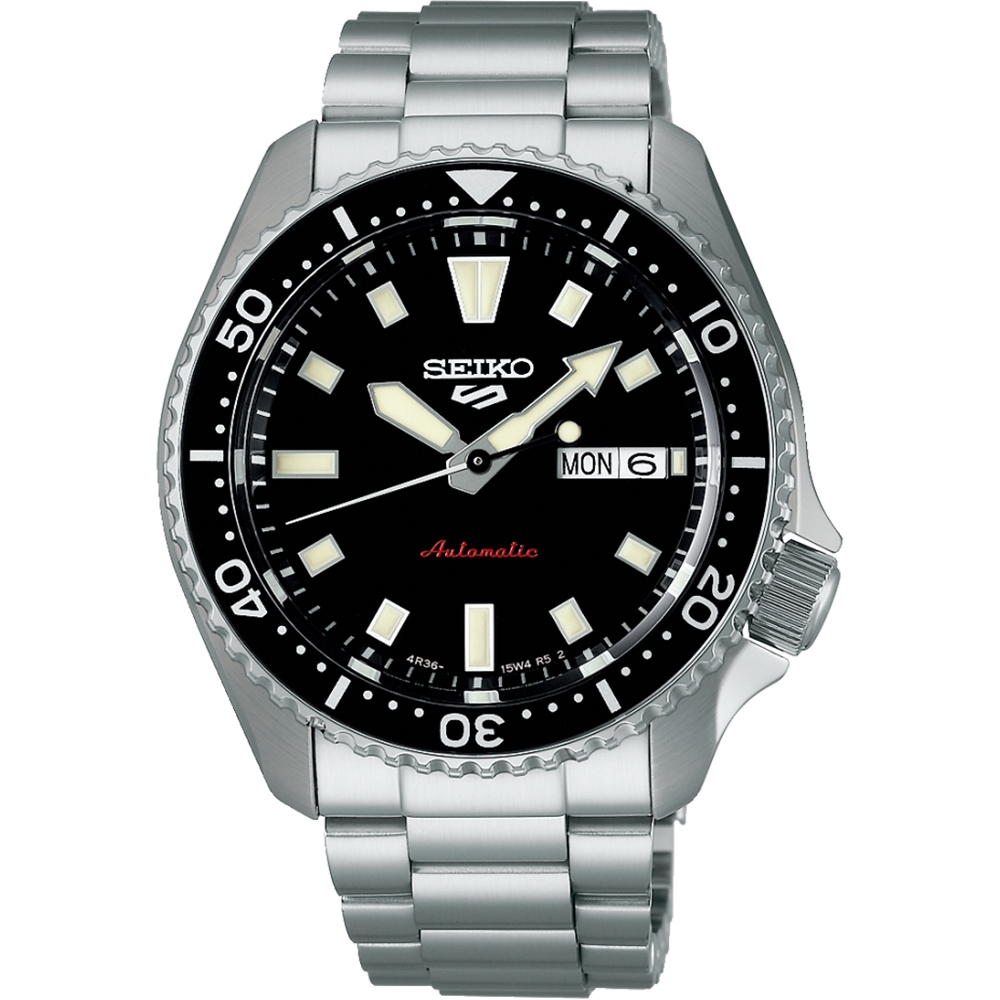 |預售|SEIKO 精工 5 Sports SKX 經典復刻機械錶-銀X黑 SRPL85K1/4R36-17K0D, , large