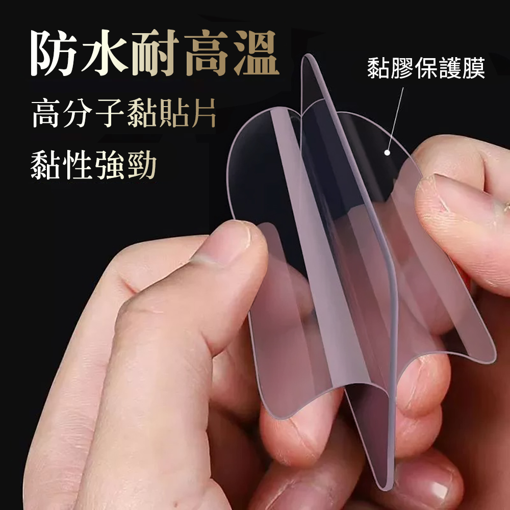 【CITY STAR】透明強力方形雙面貼, , large