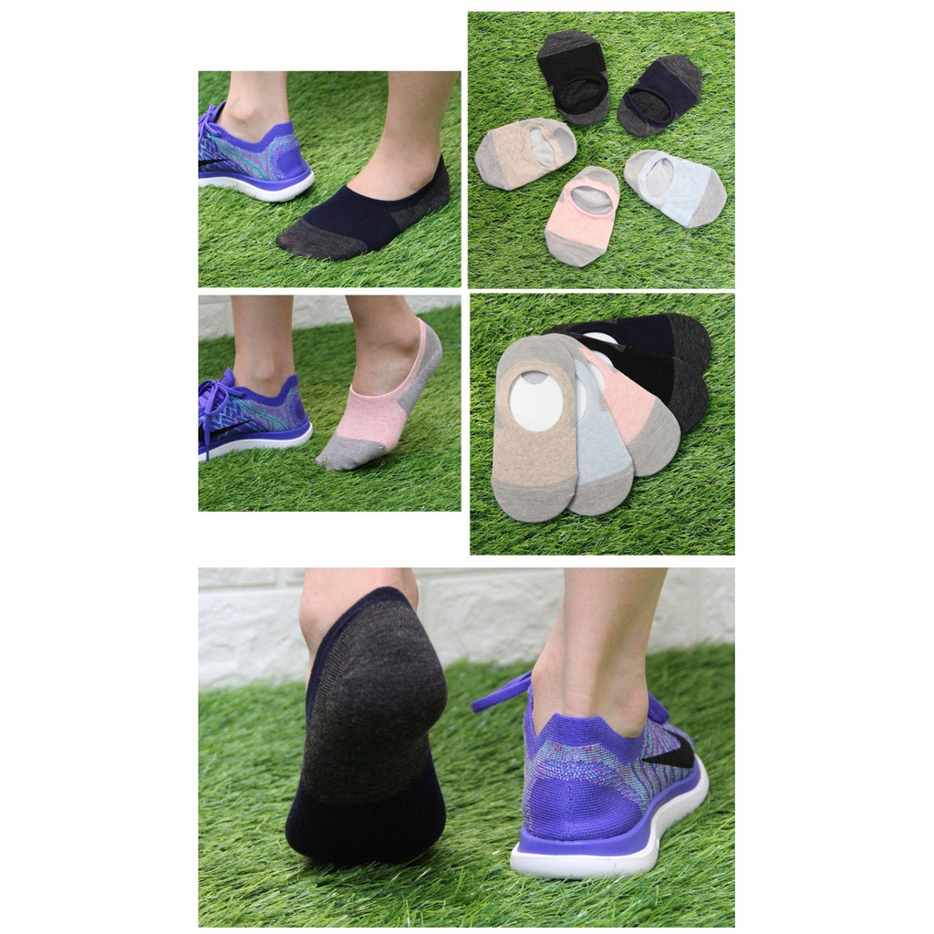 【D&G】速效機能樂福女襪<丈青>D420 抑菌消臭 乾爽  隱形襪 止滑, , large