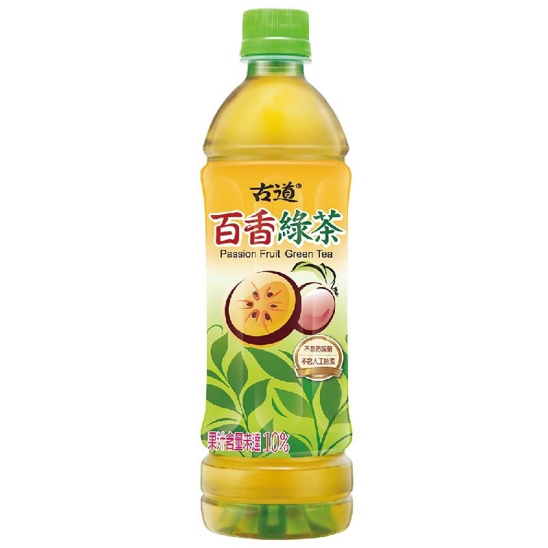 古道百香綠茶微甜 550ml, , large