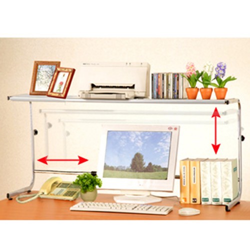 《C&B》高度寬度可調式桌上置物架(台灣生產), , large