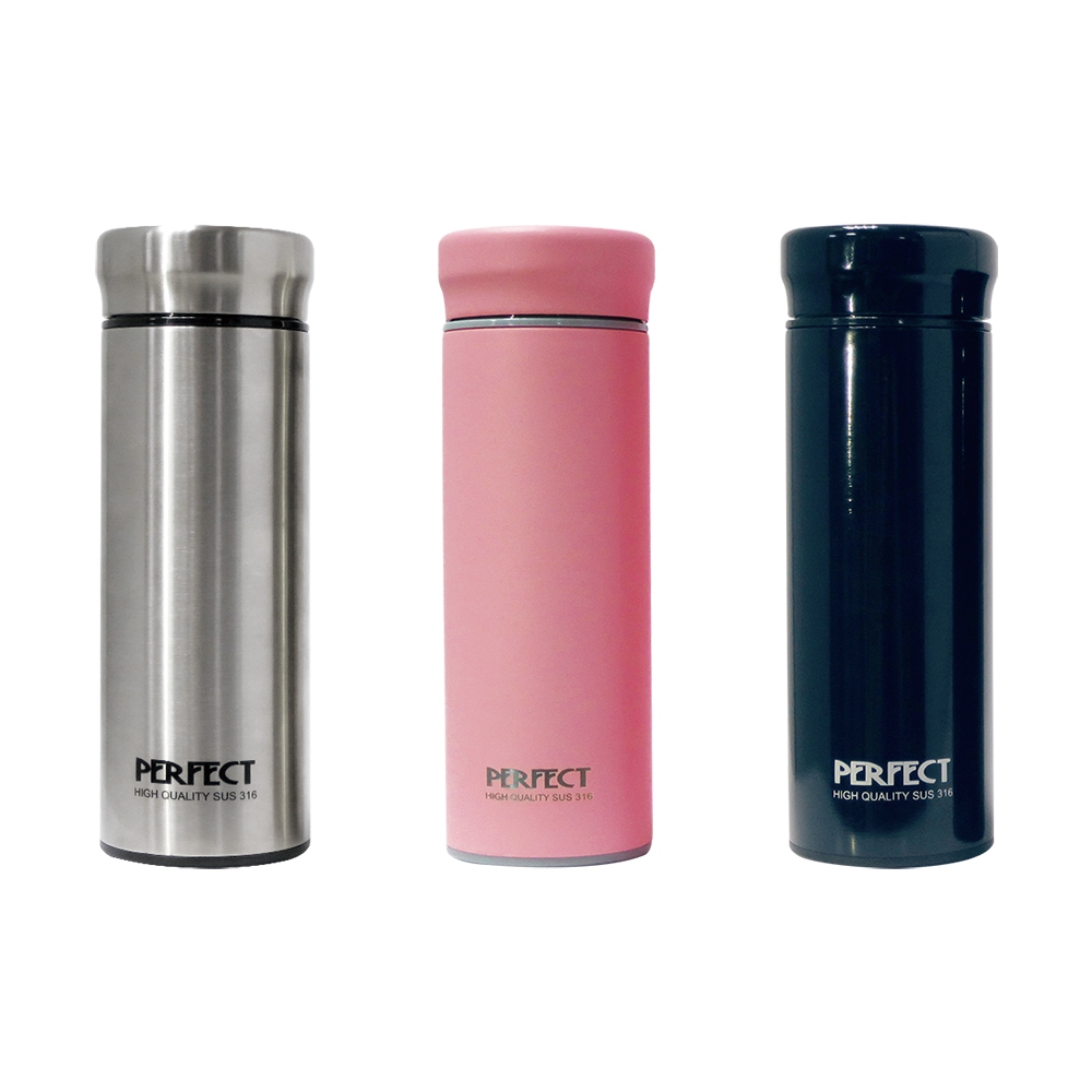 PERFECT 理想牌 品味316不鏽鋼全鋼真空杯 鑽石黑500cc-Leidea樂德兒