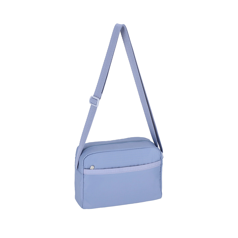 Lesportsac 拉鍊斜背包 側背包 通勤隨身包 送禮 禮物 女包 L252-2434PB-RA18(雲霧藍), , large