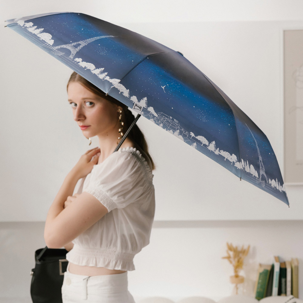 【boy】Sun Shade UV Protection Umbrella-Eiffel Tower, , large