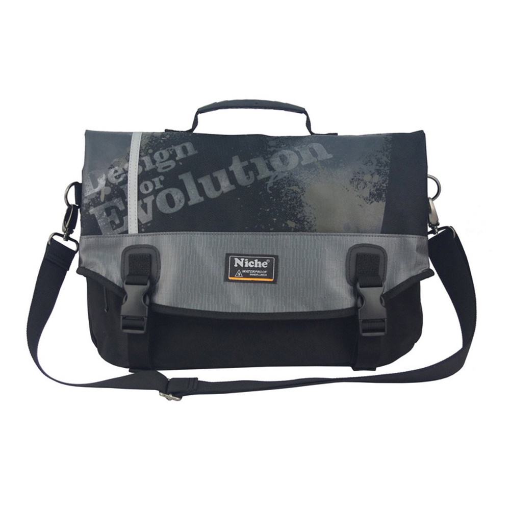 【Niche 樂奇】翻蓋式防水郵差斜肩背包 跨胸包 N-5207, , large