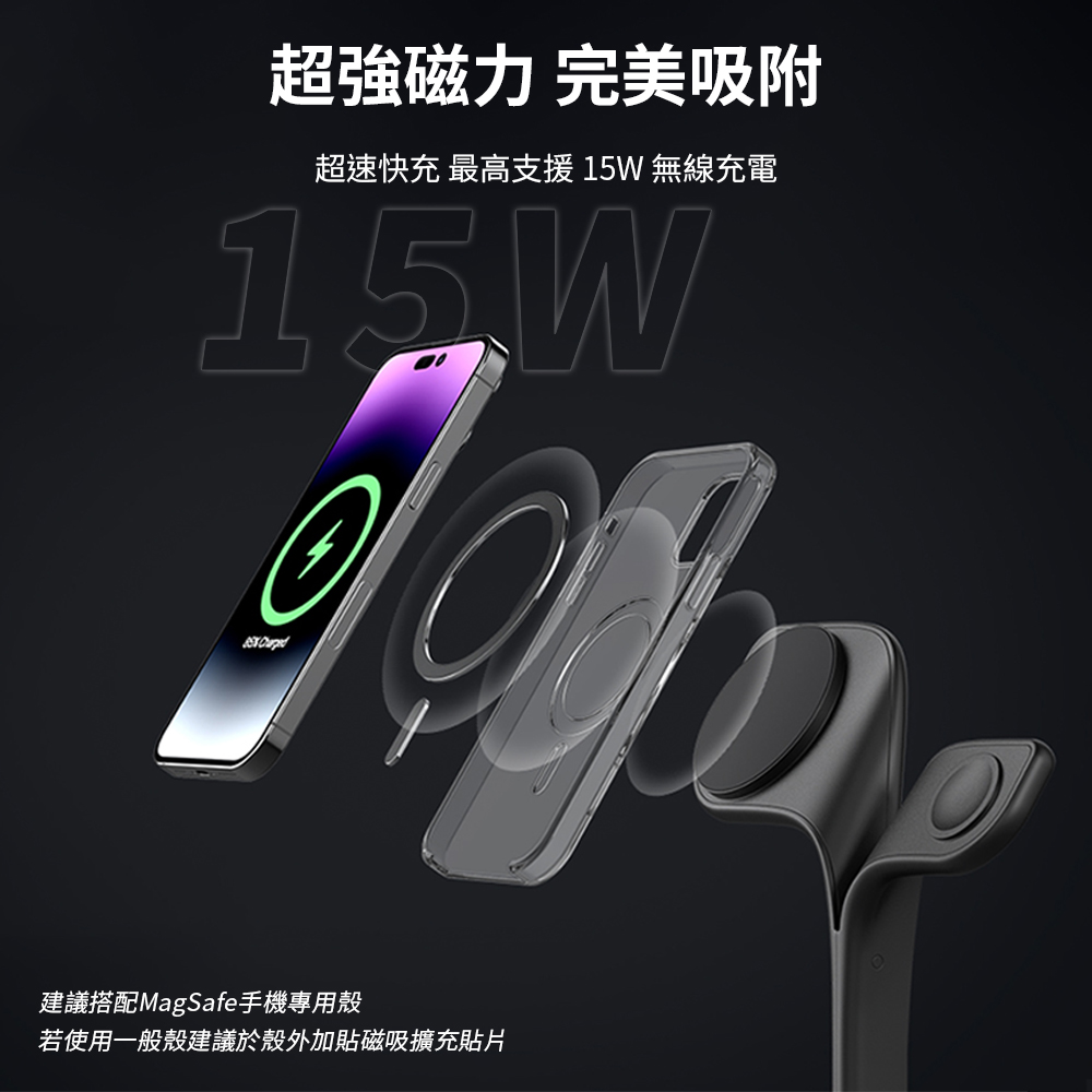 【怪獸選物】IDEAMON 小樹5in1充電座 白色, , large