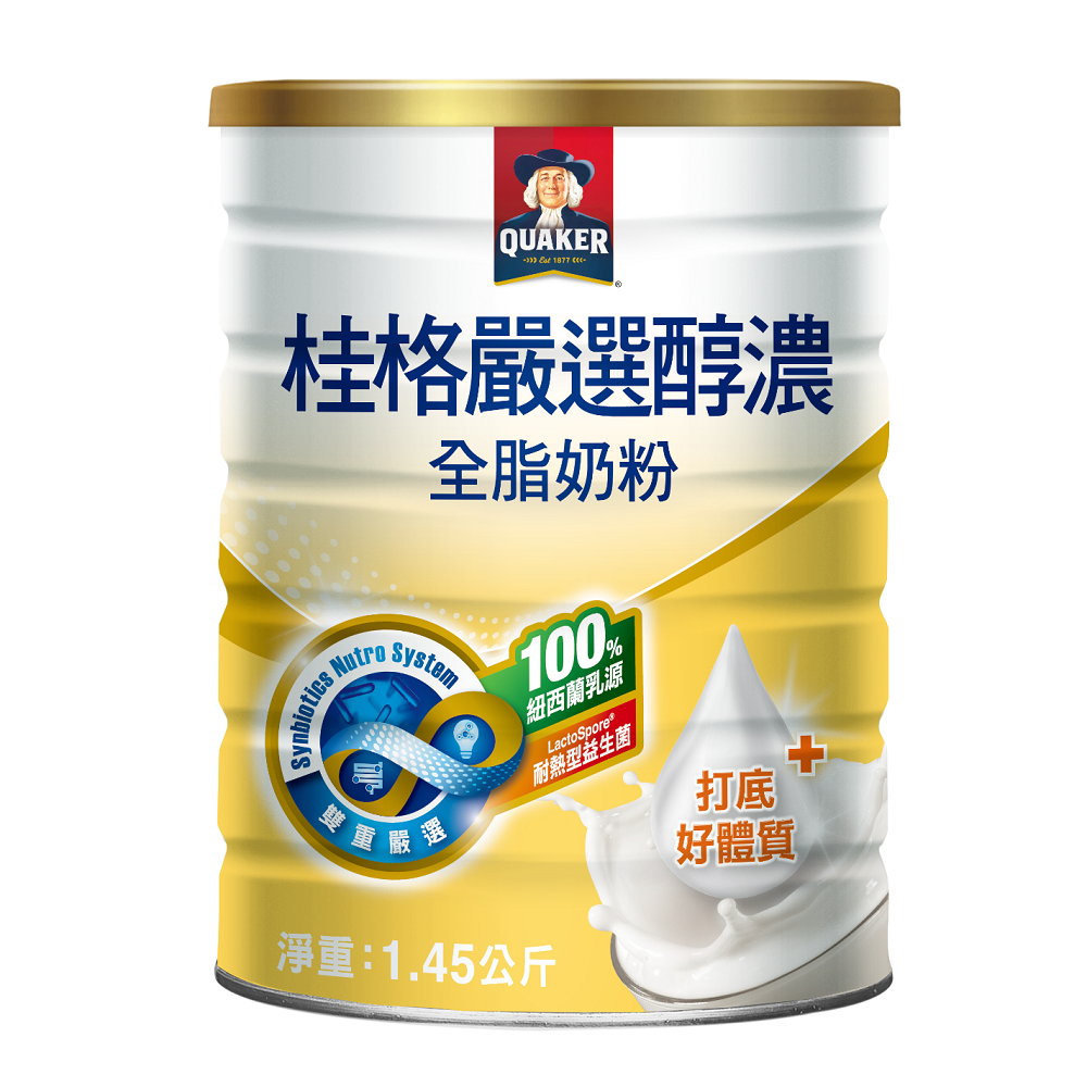 Quaker Full Cream Milk Powder 1450g, , large