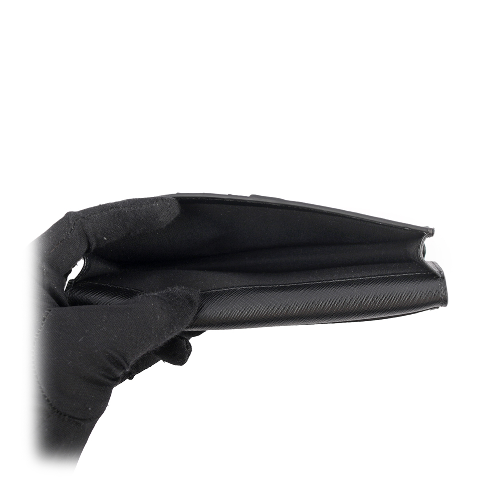 MONT BLANC 匠心系列防刮牛皮15卡對開長夾(黑色), , large