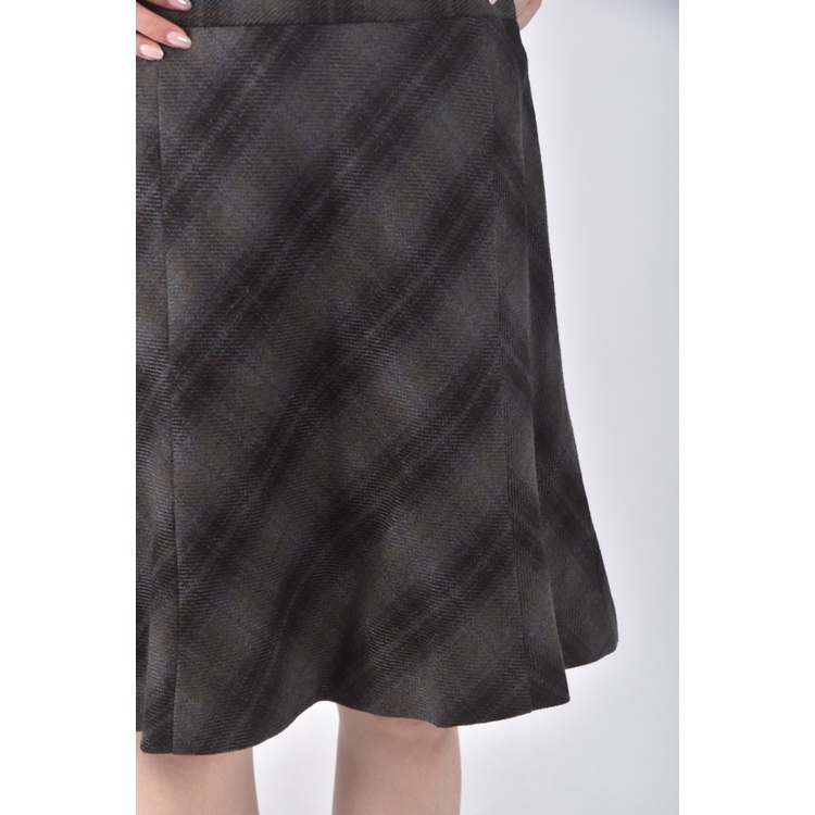 (M) jo an質感羊毛百褶黑色短裙二手衣, , large