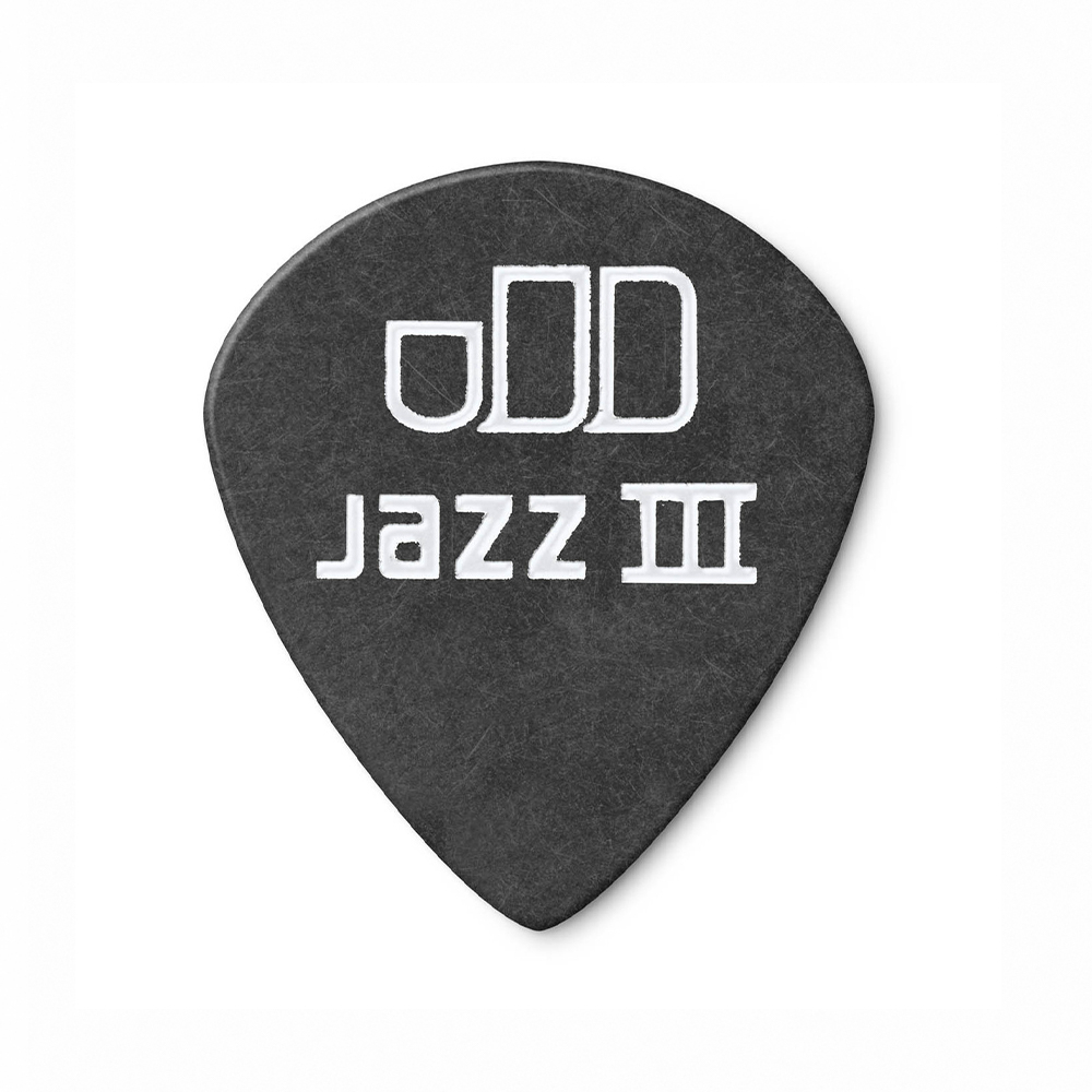 Jim Dunlop Tortex Pitch Black Jazz lll 482R 0.73mm Pick, , large