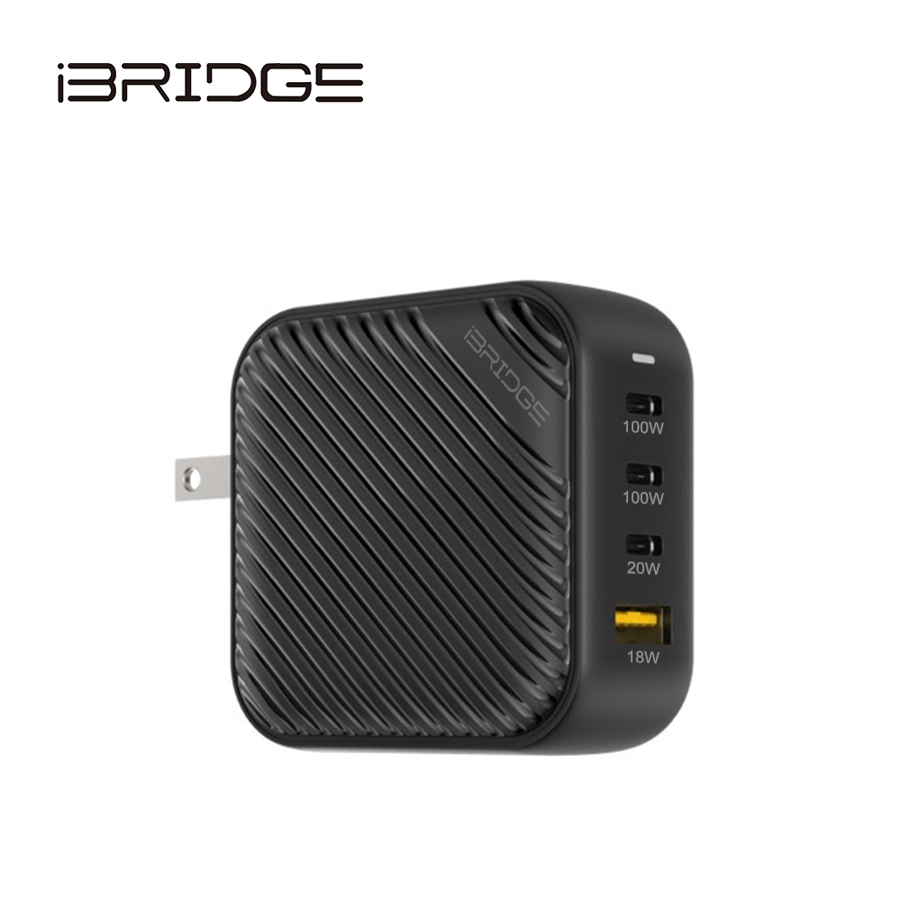 iBRIDGE GaN 100W極速電源供應器-黑, , large