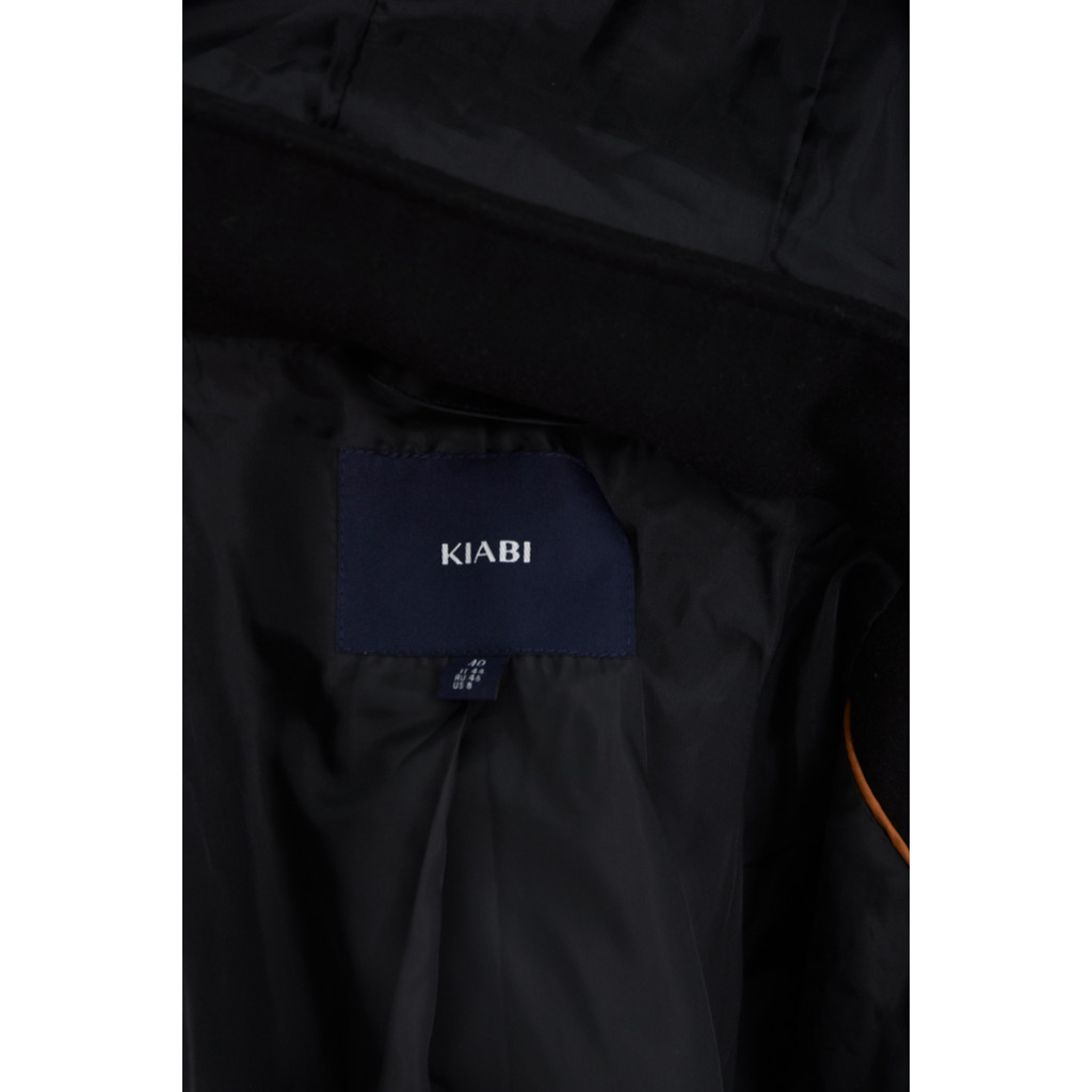 (S) 【金莎私服】kiabi質感連帽黑色外套二手衣, , large