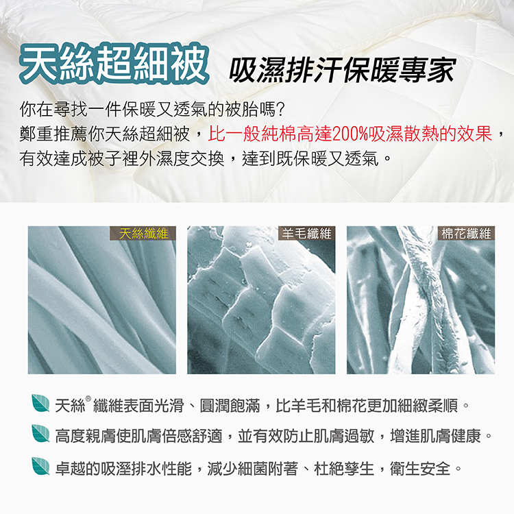 FITNESS_雙人天絲超細四季被胎, , large