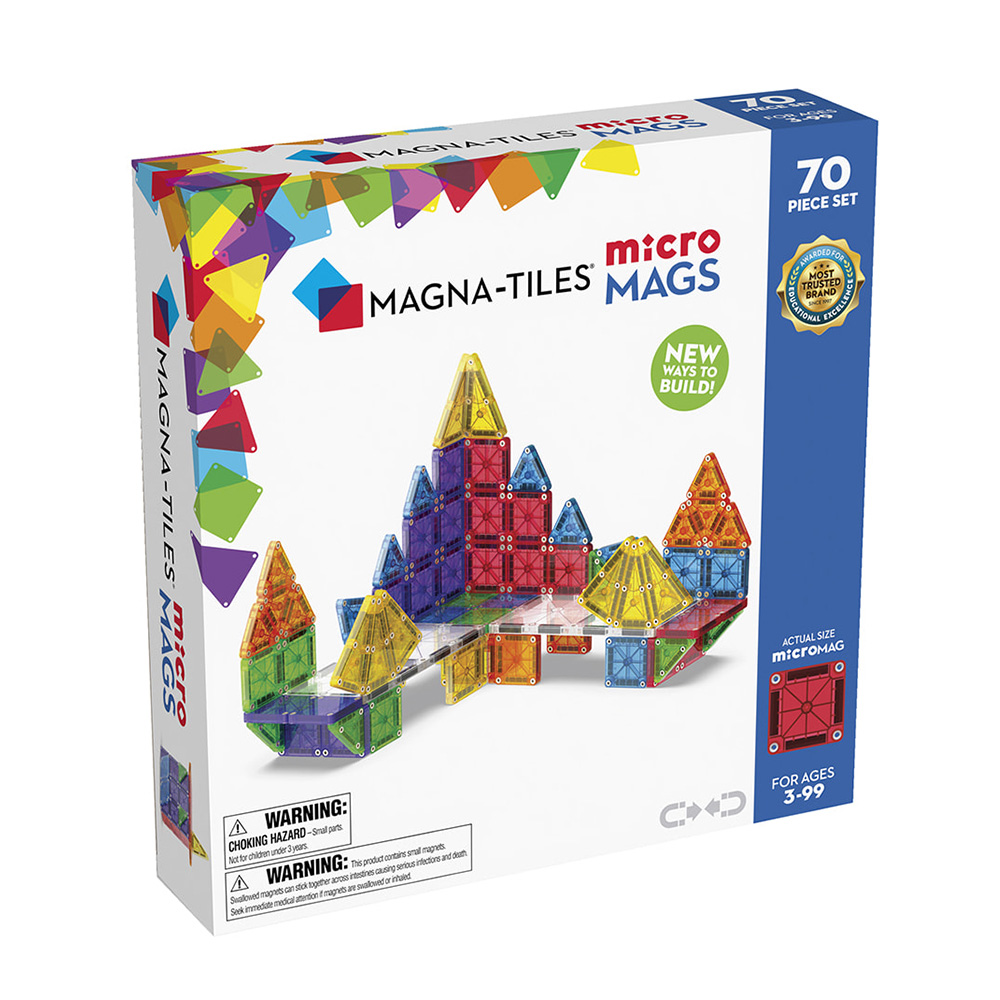 Magna-Tiles microMAGS磁力片-70片豪華套組, , large