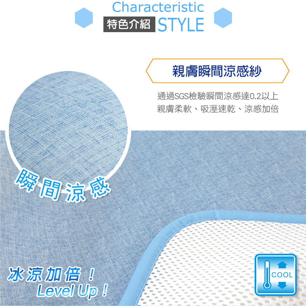 【日本旭川】好眠睡睡組-AIRFit氧活力涼感纖維床墊1.2CM+涼感床包枕套三件組, , large