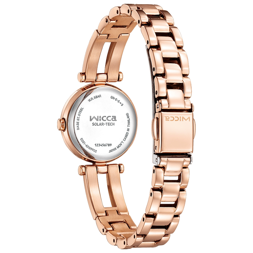 CITIZEN 星辰 Wicca 公主系列 情人節推薦款 太陽能大三針女錶-24mm KP5-263-11, , large