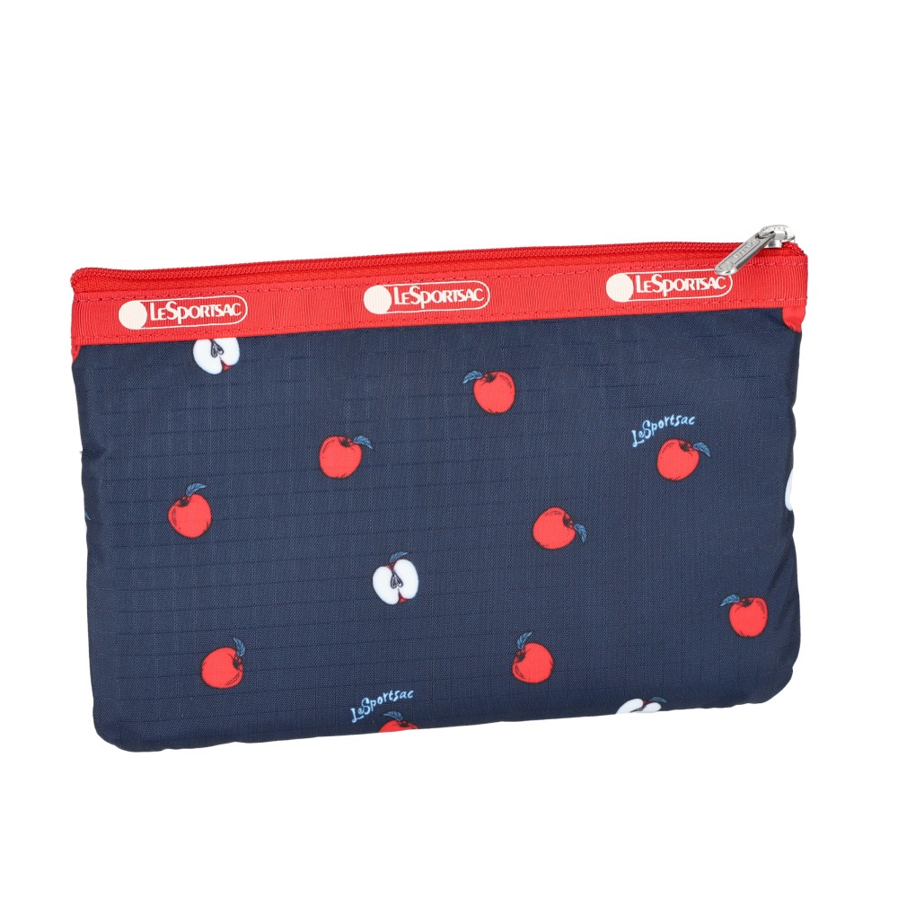 Lesportsac 3-Zip Cosmetic 三層拉鍊收納化妝包/ 小蘋果, , large