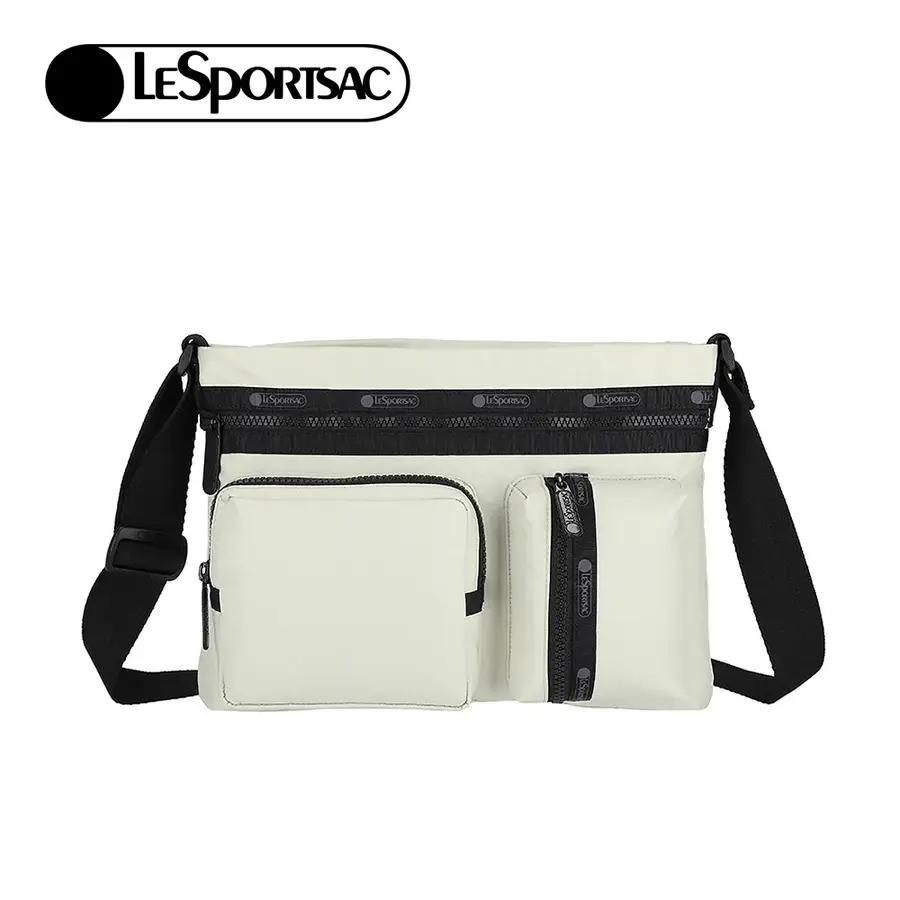 Lesportsac Cargo Small Messenger 小型多口袋信差包/ 砂色工裝風, , large