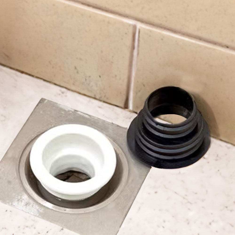 防臭排水塞【3色可選】 密封圈配件 浴室洗衣機管道密封圈 廚房地漏蓋排水塞 下水道防蟲防臭下水管防臭密封圈 洗衣機 排水管 地漏接, , large