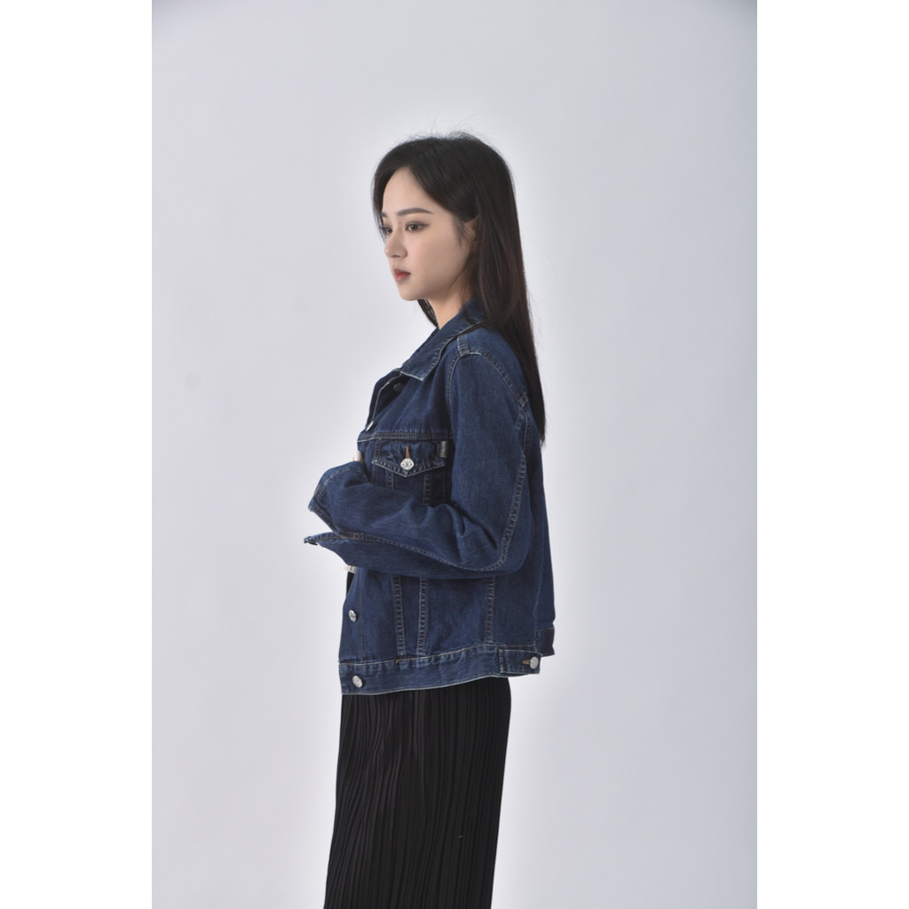(S) esprit丹寧牛仔藍色外套二手衣, , large