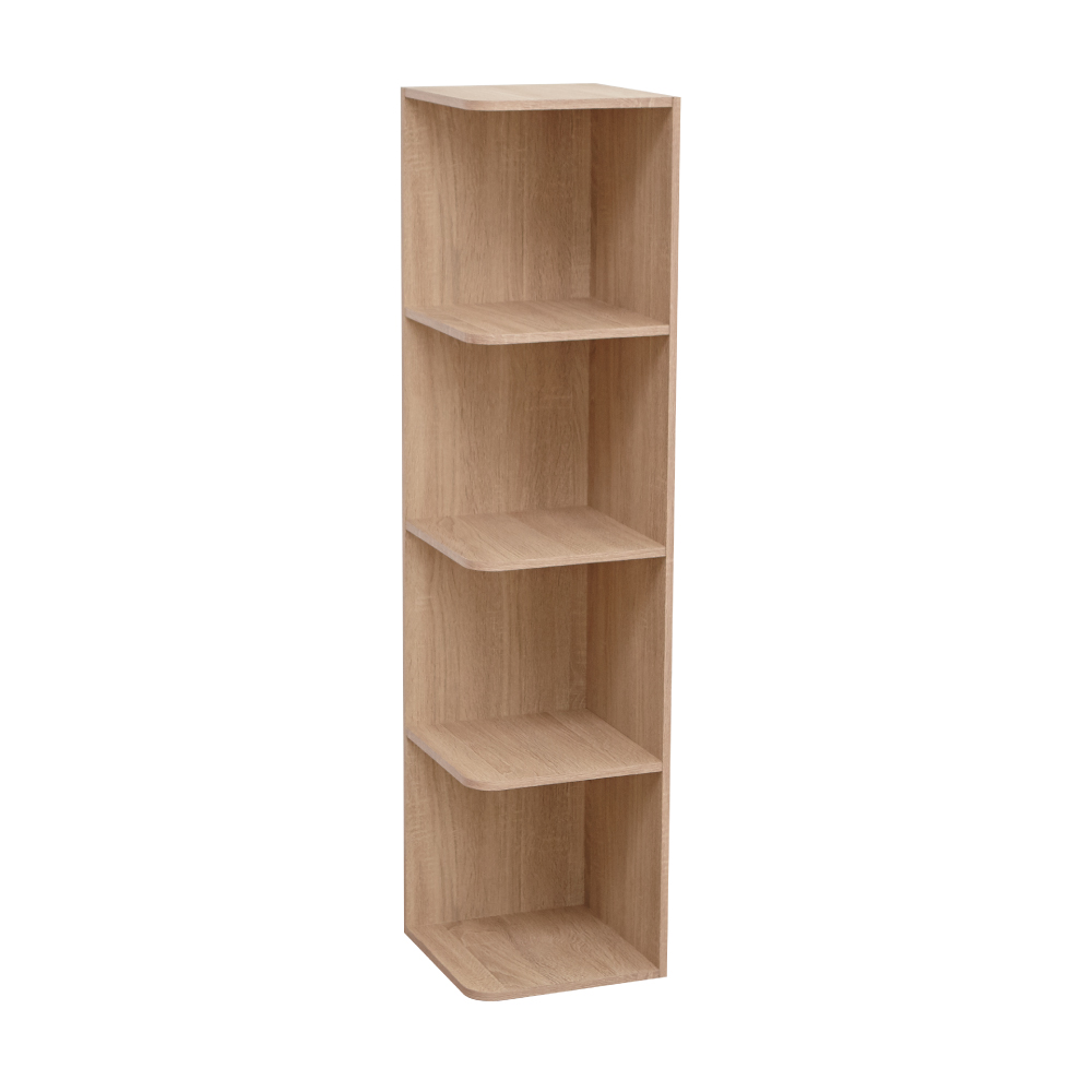 4-Tier Corner Bookcase, , large
