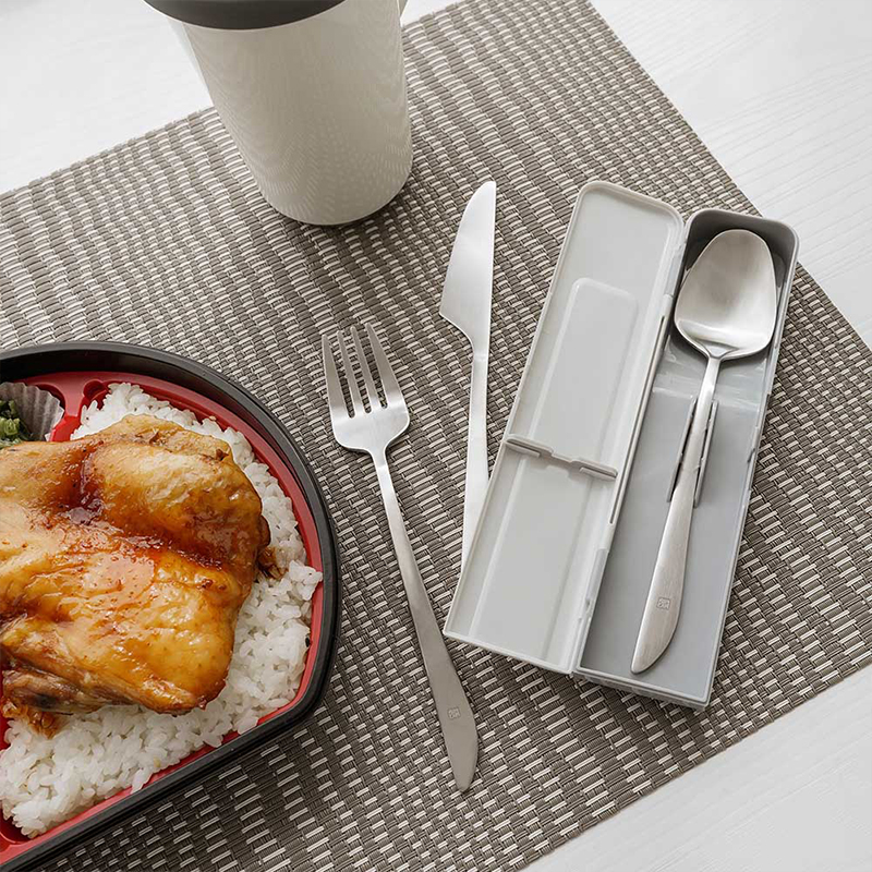 JIA Calligraphy II Togo Cutlery Set (Gray), , large