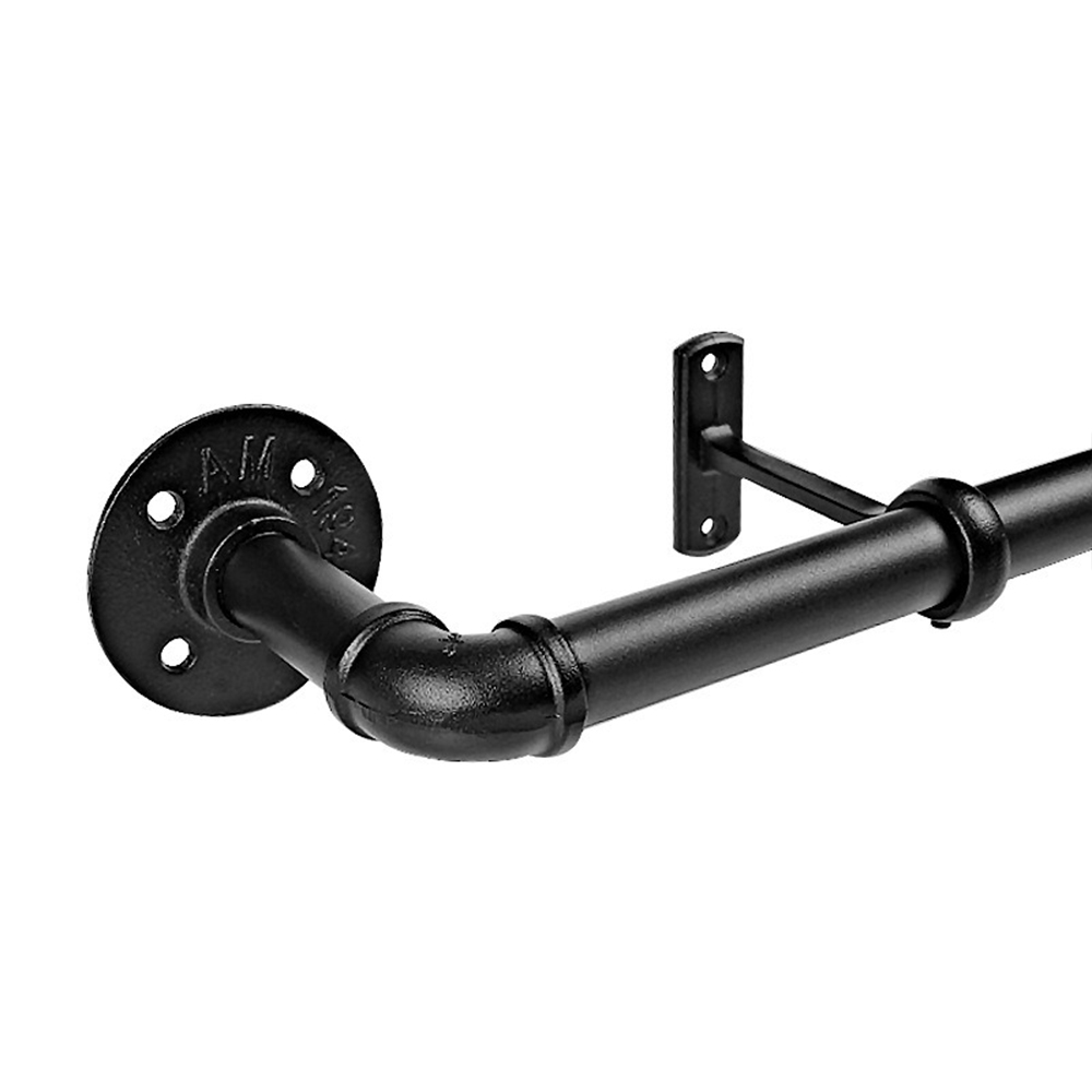 Nordic retro industrial style retractable curtain rod