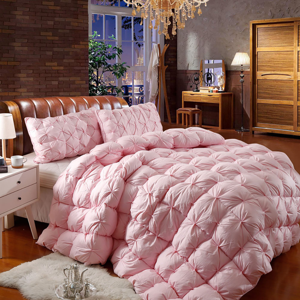 Hilton Pink Goose Down Comforter (180*220CM), , large