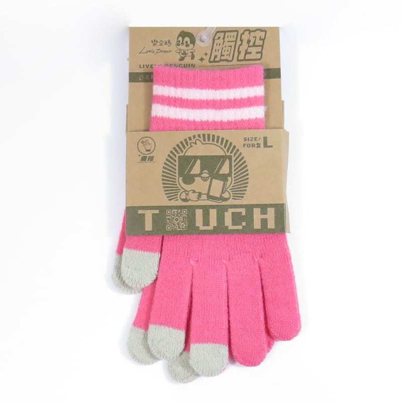 女樂企鵝保暖觸控手套, , large