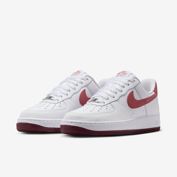 Kixpress-Nike W Air Force 1 '07 女 休閒鞋 運動 經典 AF1 穿搭 白紅 [FQ7626-100], , large