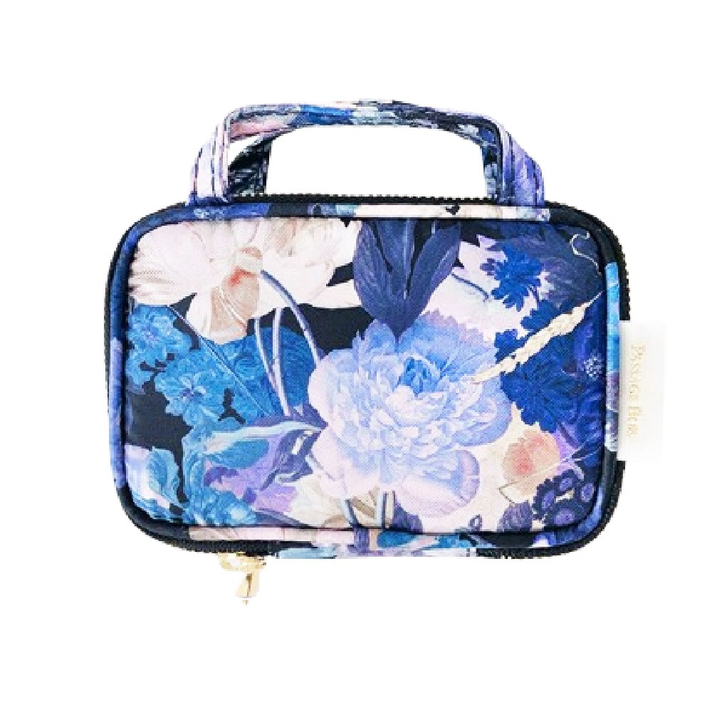 日本製 【Passage Bois】緹花 首飾化妝包, , large