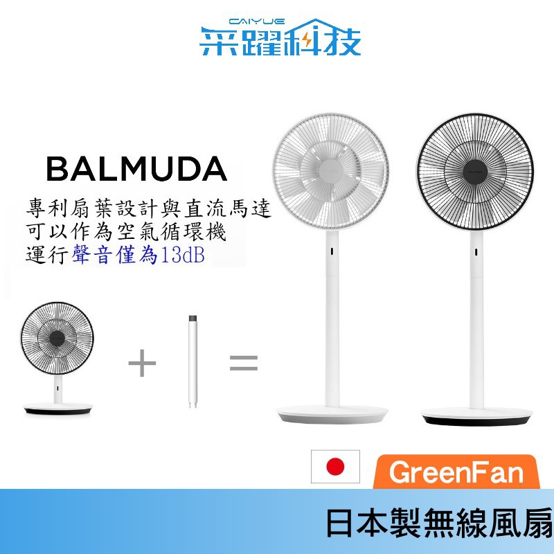 BALMUDA  GreenFan EGF-1800 百慕達 果嶺風扇 綠化 循環扇 公司貨