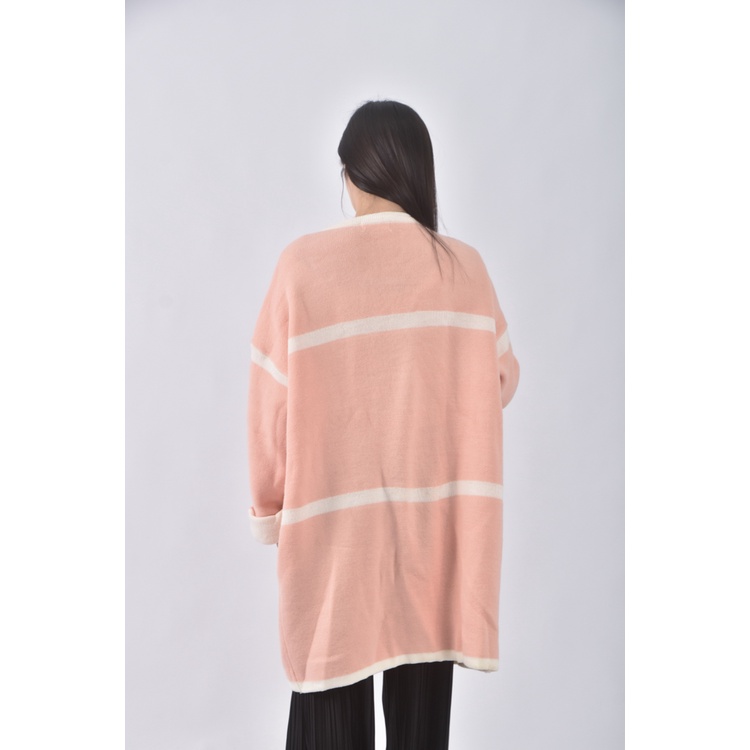 (F) able質感撞色粉色外套二手衣, , large