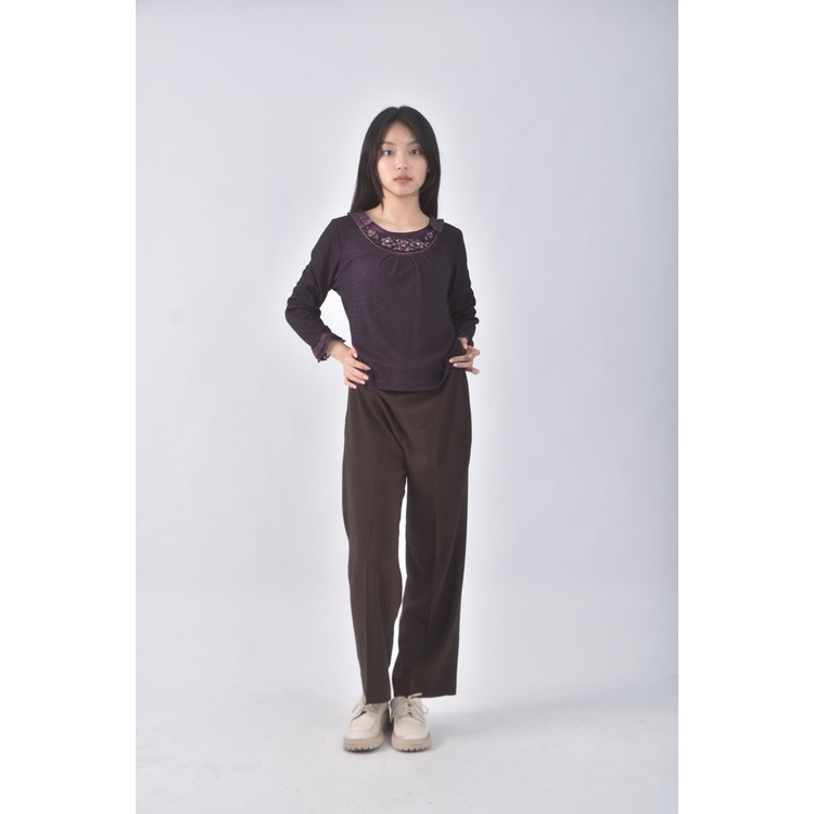 (L) tay shin兩件式紫色套裝二手衣, , large