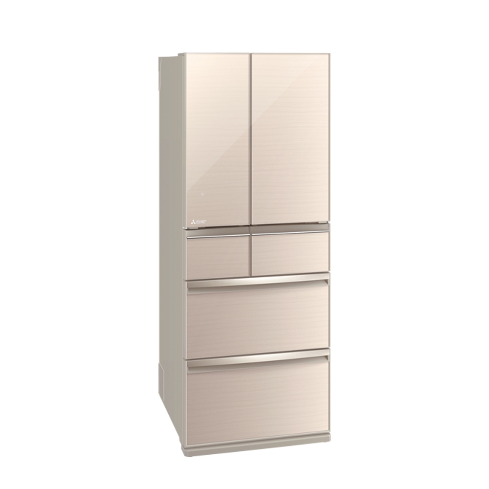 MITSUBISHI 三菱 470公升 日本製 玻璃全鏡面美型六門冰箱 MR-WX47LF水晶白/水晶杏, , large
