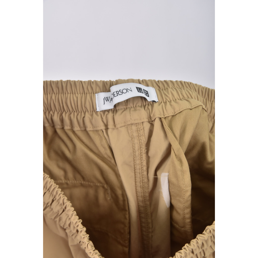(S) uniqlo高腰質感工裝黃色長褲二手衣, , large