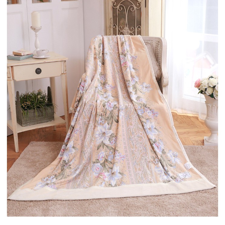 【格藍傢飾】日本泉大津發熱毛巾被-彩蝶戀花(2色可選), , large