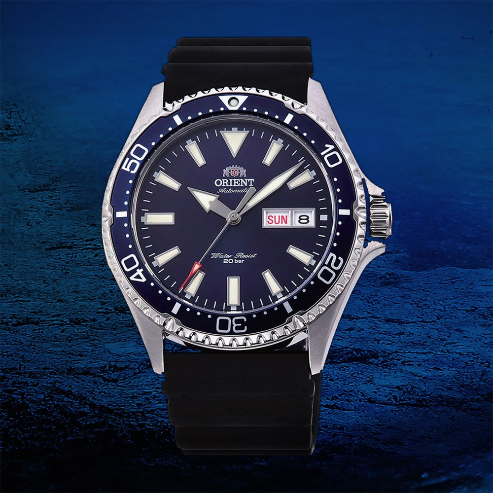 ORIENT 東方錶 200米潛水機械錶-41.8mm RA-AA0006L, , large