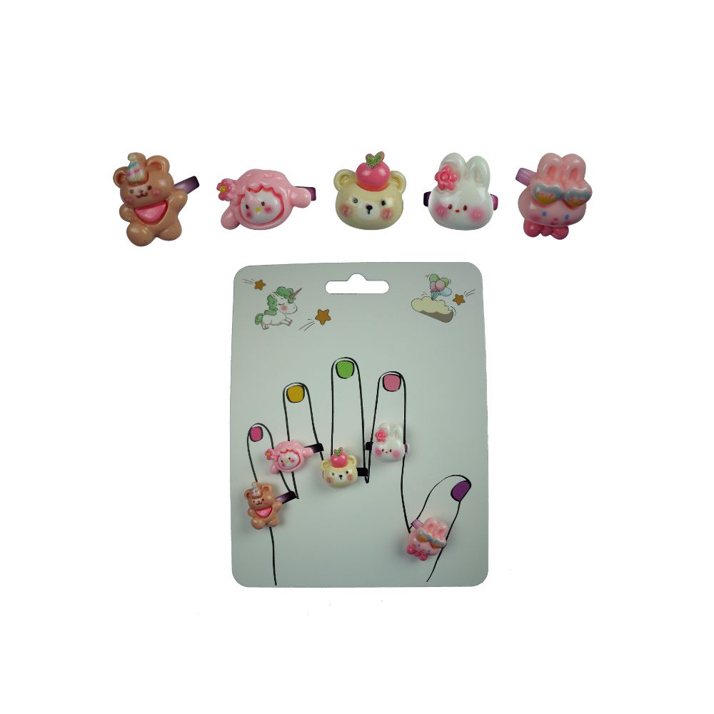 5 cute rings, , large