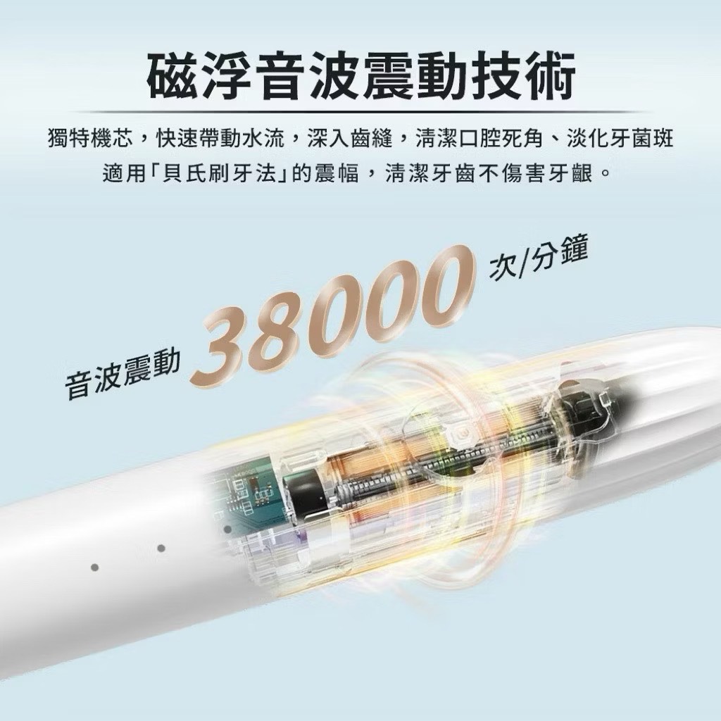 【Leo手機周邊專賣店】 G-PLUS積加 刷豹音波電動牙刷 / ET-A003S / 雲朵白, , large