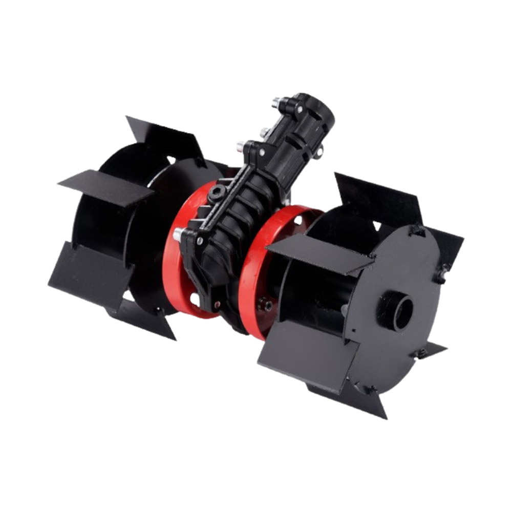 Small soil tiller accessories - New 7CM weeding wheel 28x9 teeth, , large