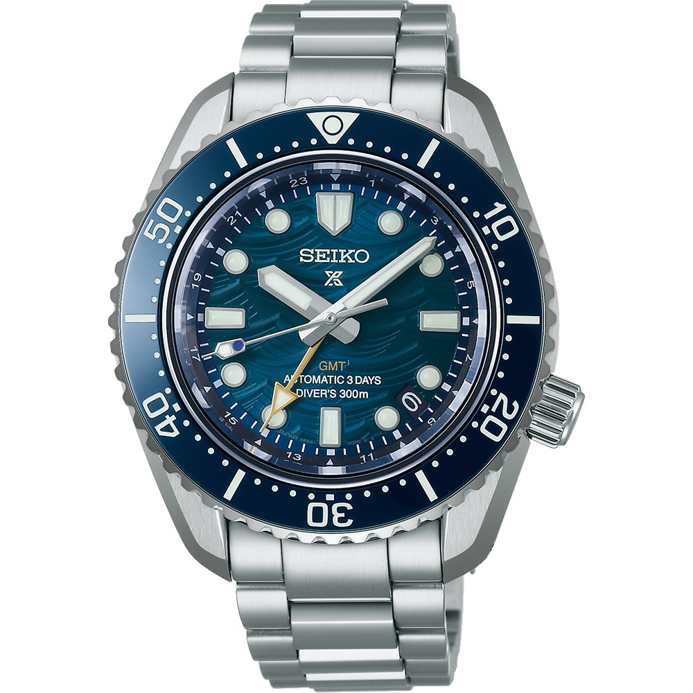 |預售|SEIKO精工 Prospex 60週年限量 三日鍊 藍色波浪 潛水機械錶SPB509J1/6R54-00N0B