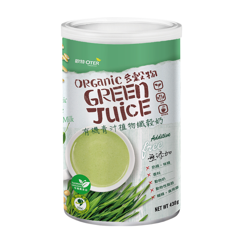 歐特有機青汁植物纖穀奶 430g, , large