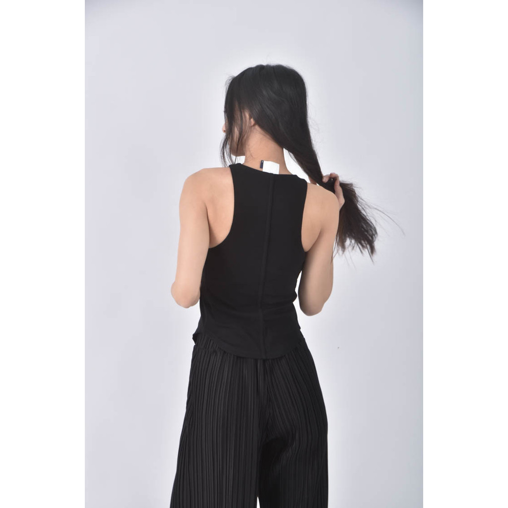 (S) studio doe背心黑色上衣二手衣, , large