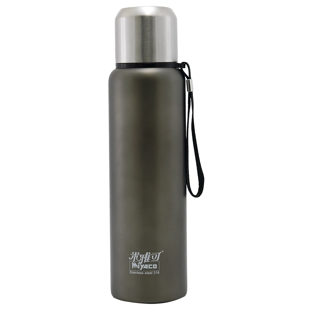 米雅可Koruto 316不鏽鋼真空全鋼保溫瓶-800ml-鈦灰色-1入, , large