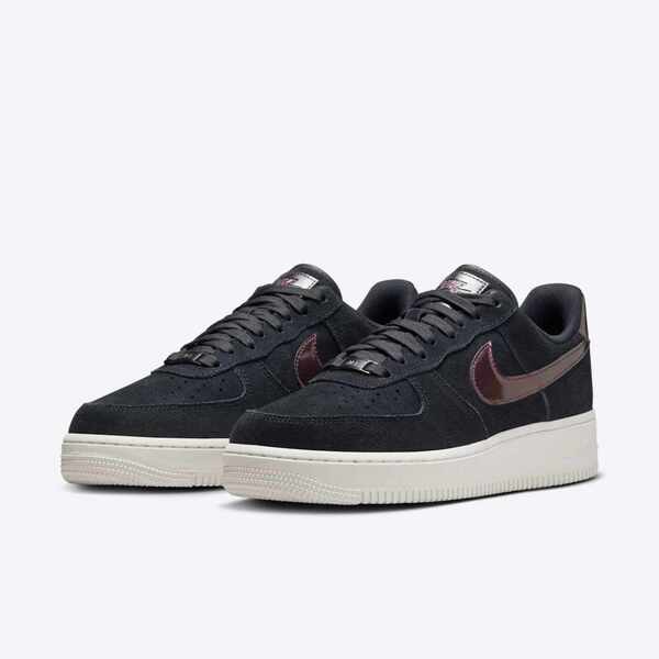 Kixpress-Nike Wmns Air Force 1 '07 SE 女 運動休閒鞋 AF1 金屬勾 黑紫 [HJ4401-002], , large